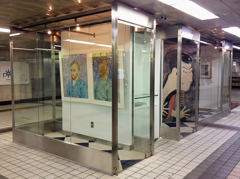 Glass Box Metro Ginzaにて藝大クローン文化財の展示