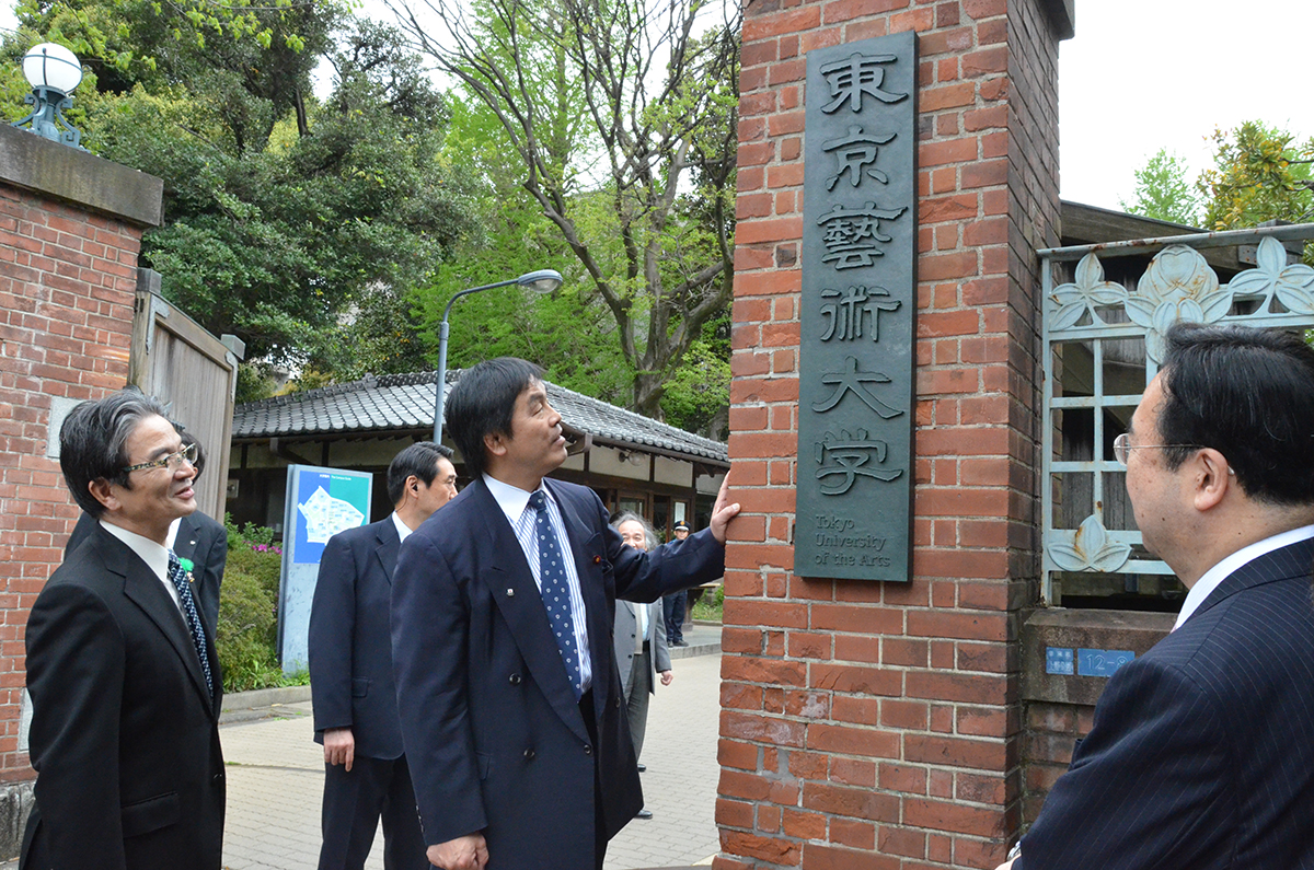 2016/4/21馳浩文部科学相の来学