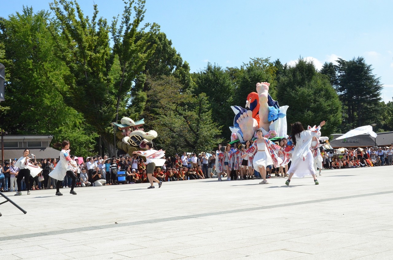 藝祭2017 先端芸術表現・音楽環境創造 御輿アピール