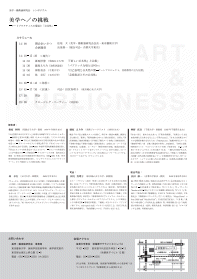 「美学へ／の挑戦」ポスター裏