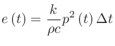 $\displaystyle 10\log_{10}\left(\frac{p_1}{p_0}\right)^2$