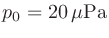 $\displaystyle 20\left(\log_{10}10^5 - \log_{10}2\right)$