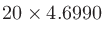 $K=\frac{24}{c\log_{10}e}\approx 0.161$