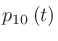 $p_{10}\left(t\right)$