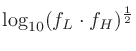 $\displaystyle (2f_L^2)^\frac{1}{2}$