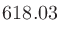 $\displaystyle 618.03$