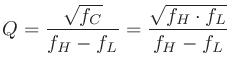 $\displaystyle \frac{\sqrt{2^v}f_L}{\left(2^v-1\right)f_L}$