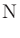 $\displaystyle \mathrm{N}$